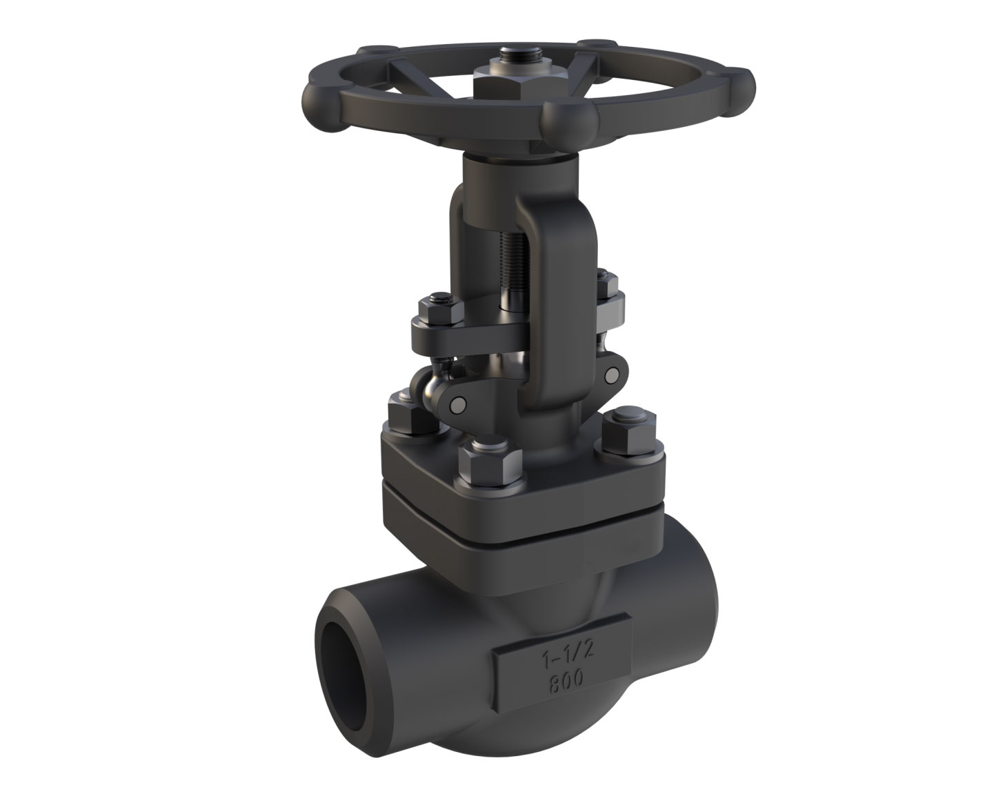 Forged steel gate valve
